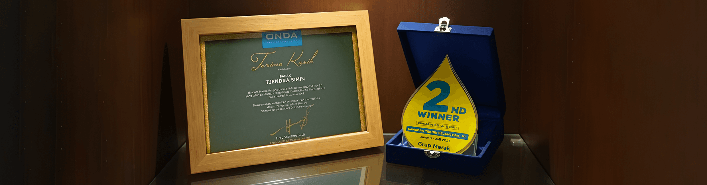 PT STS Raih 2nd Winner ONDA 2021 dan Apresiasi ONDA