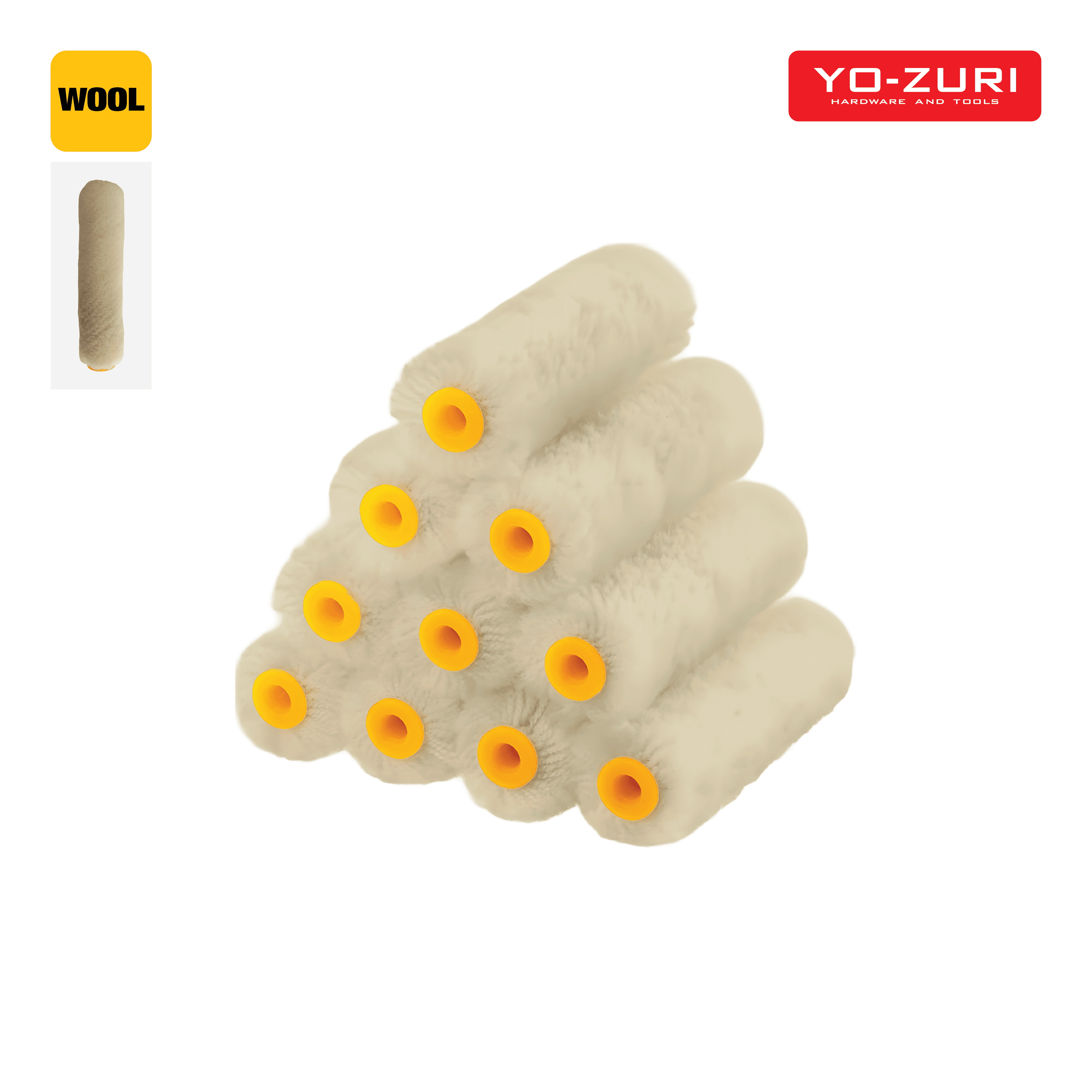 Bulu Kuas Roll - Domba 4 Inch