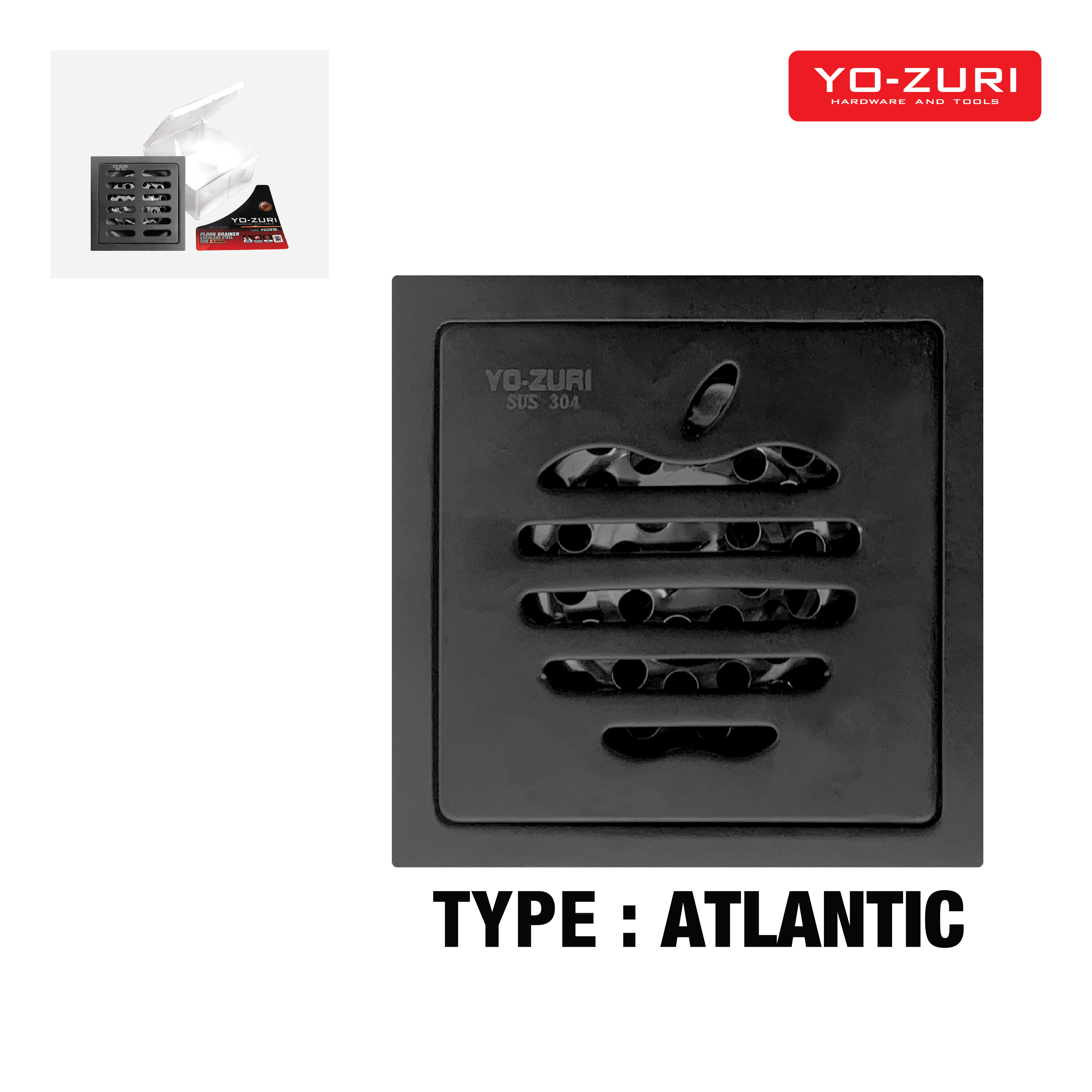 Saringan Kamar Mandi - Hitam image 1