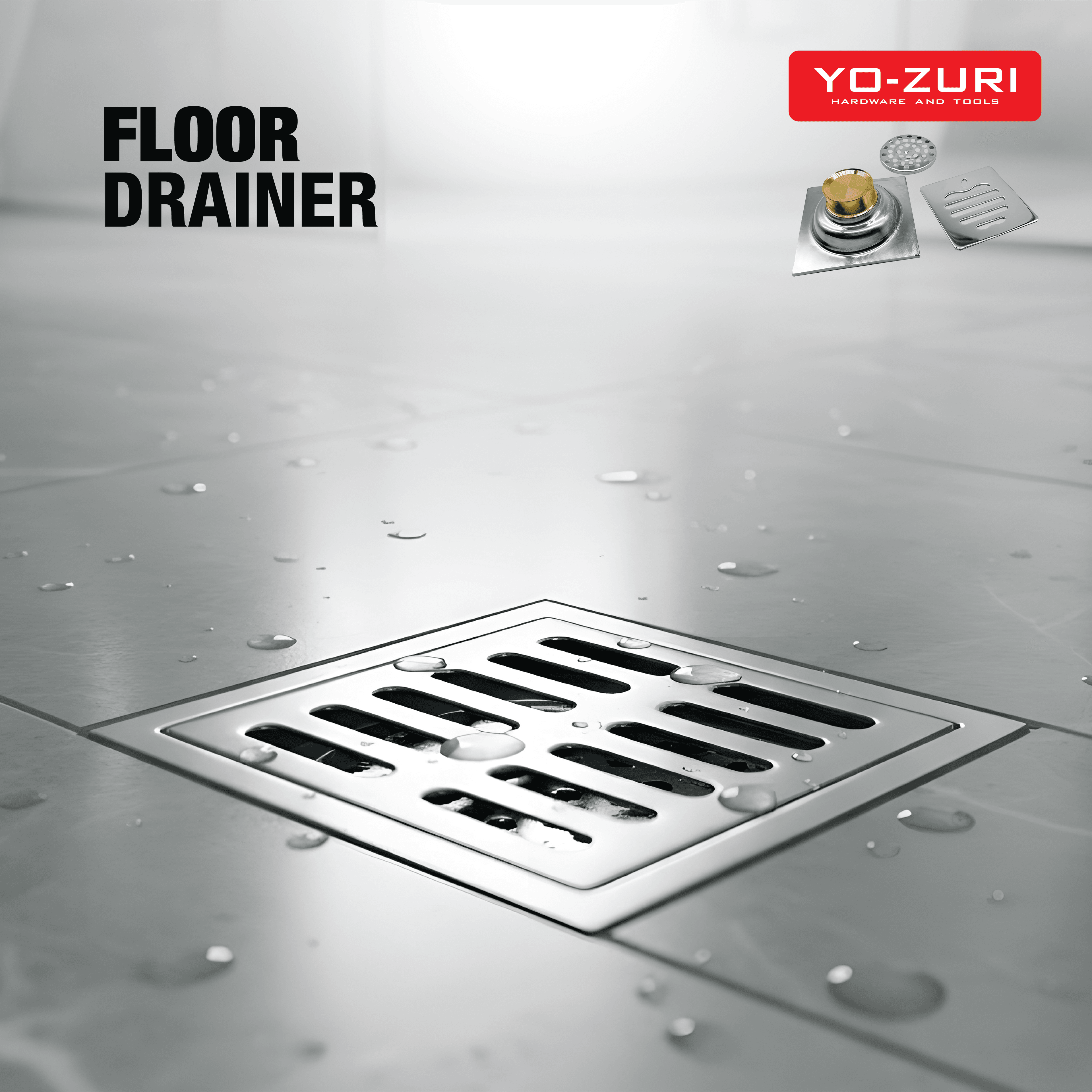 Saringan Kamar Mandi - Silver