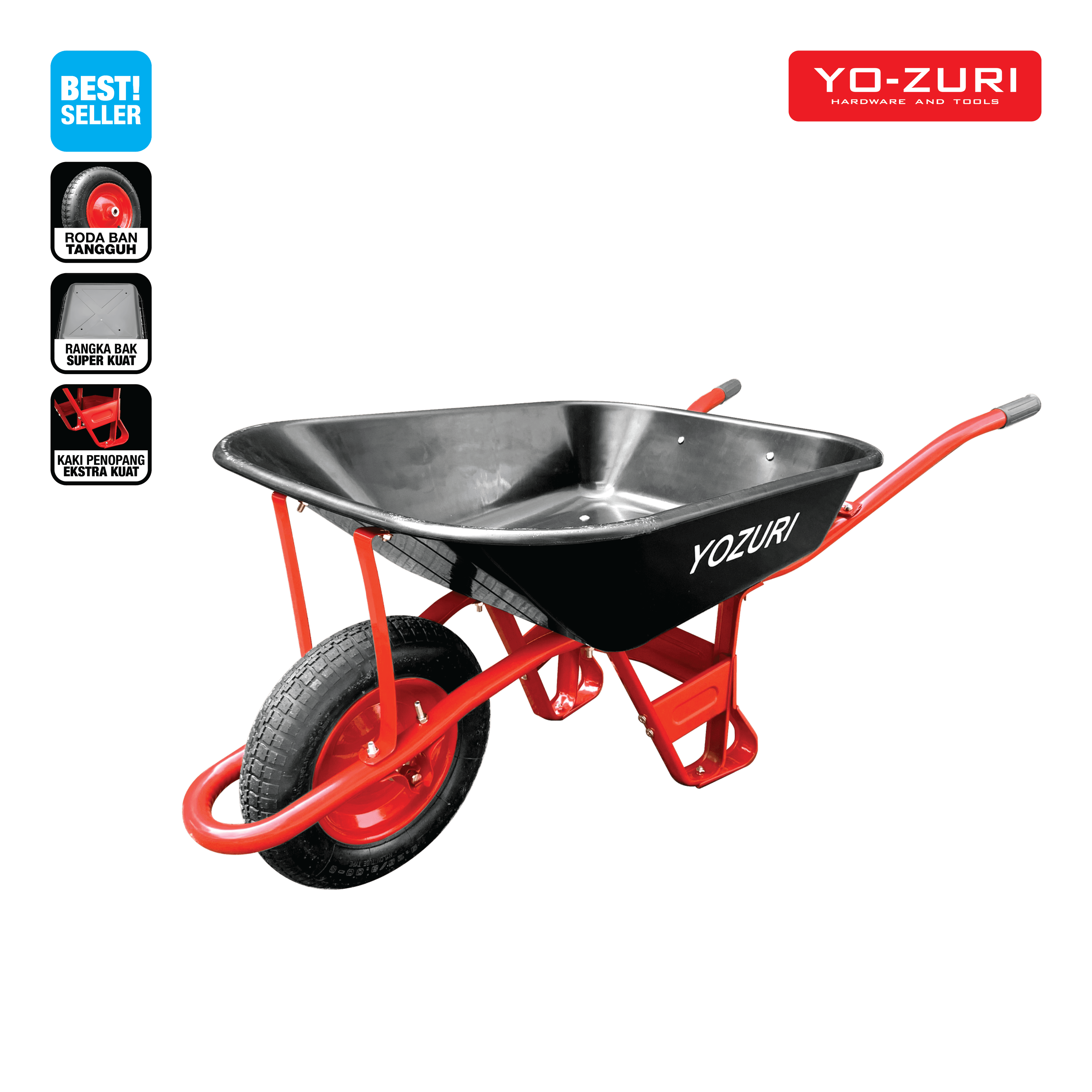 Gerobak Sorong - Bak PVC - 10kg